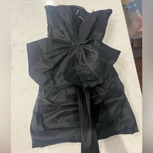 Windsor black bow dress